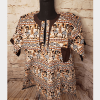 dashiki dark brown short sleeve A
