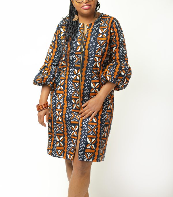 Multicolor Cardigan and Dress