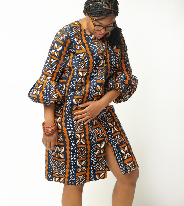 Multicolor Cardigan and Dress